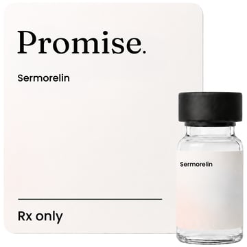 Sermorelin vial and spec card