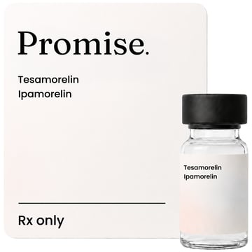 Tesamorelin / Ipamorelin vial and spec card