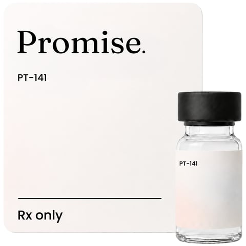 PT-141 vial and spec card