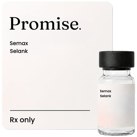 Semax / Selank vial and spec card