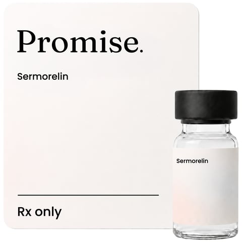 Sermorelin vial and spec card