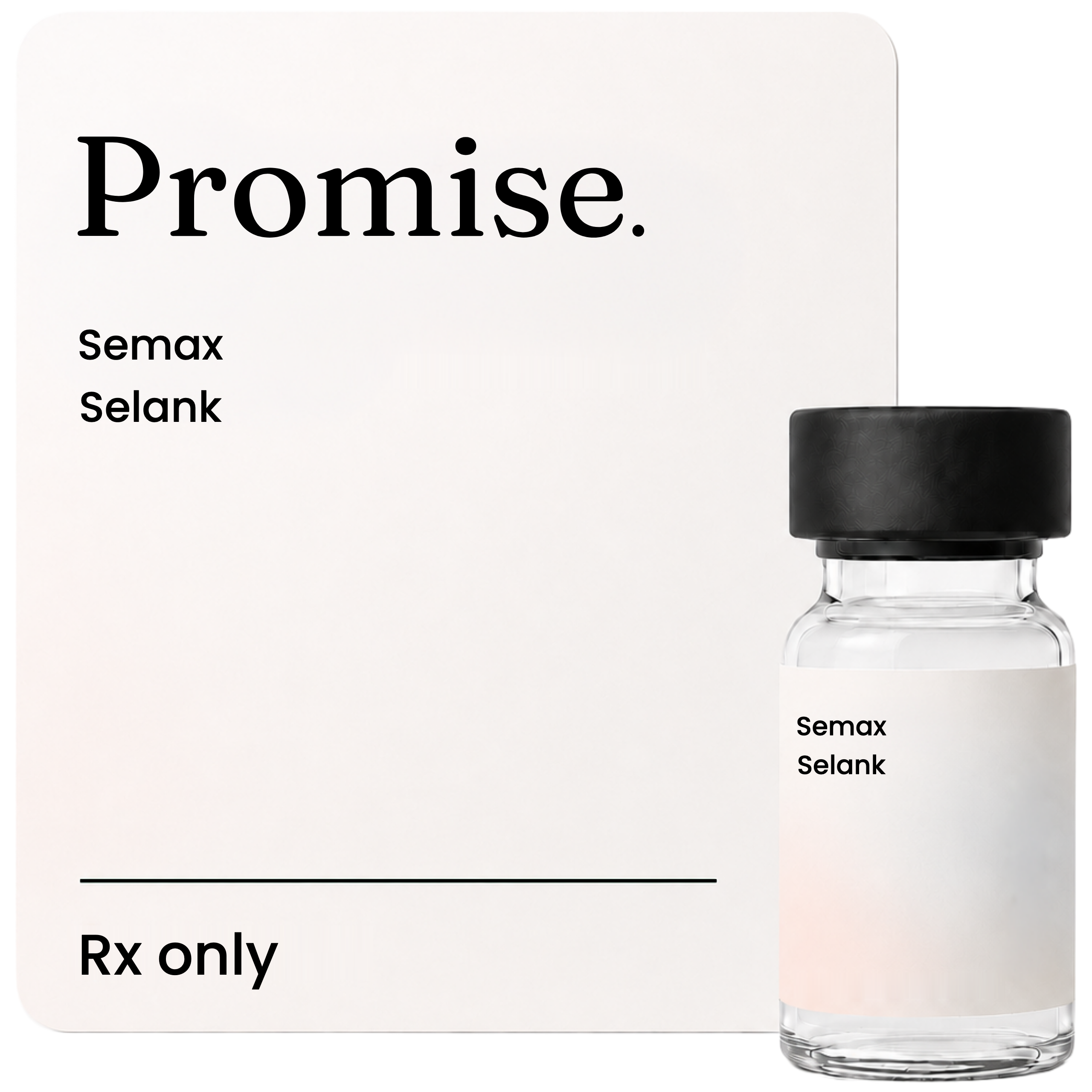 Semax / Selank vial and spec card